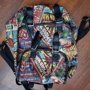 Marvel comics clasp backpack
